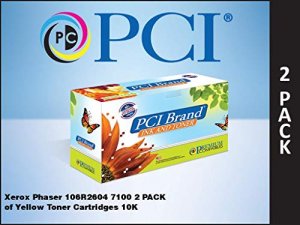 Pci 106R02604-PCI Xerox Phaser 7100 2-pk Yellow Toner