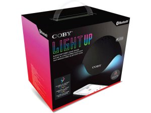 Bulk EN336 Coby Light Up Dome Speakers In Black