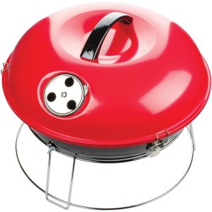 Brentwood BB-1400R 14in Prtbl Char Grill Red