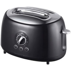 Brentwood TS-270BK 2 Slice Xwide Toaster Blk