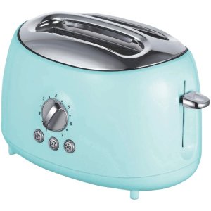 Brentwood TS-270BL 2 Slc Xwide Toaster Blu