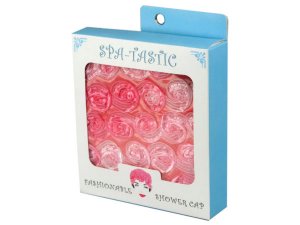 Bulk KL700 Floral Spa Shower Cap