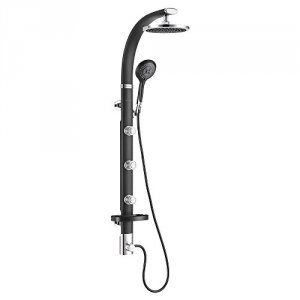 Pulse 1017-B Bonzai Shower System Black