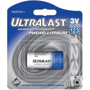 Ultralast PEDOTUL1231 (r) Ul1231 Ul1231 3-volt Cr123a Lithium Photo Ba