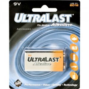 Ultralast PEDOTULA9V (r) Ula9v Ula9v 9-volt Alkaline Battery