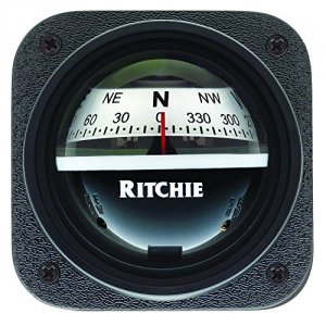 Ritchie V-537W V-537w Explorer Compass - Bulkhead Mount - White Dial