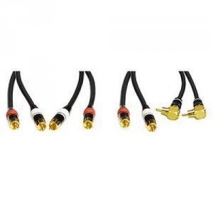 Black EJ514-0050-MM Deluxe Single Audio Cables, (1) Rca Conn