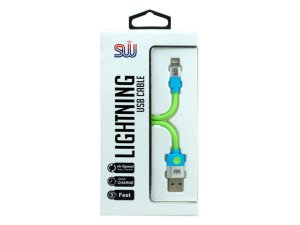 Bulk EN454 Green Iphone Lighting Usb Cable