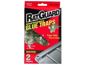 Bulk LL233 Ratguard 2 Pack Disposable Glue Traps In Pdq Display