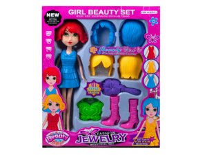 Bulk OT959 Snap-on Fashion Doll Set In Assorted Styles