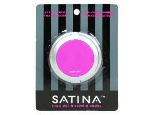 Bulk SB690 High Definition Round Pink Compact Dual Sided Mirror