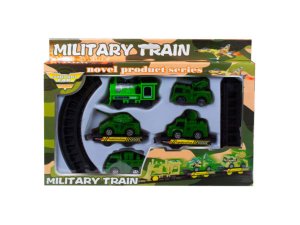 Bulk OT966 Battery Operated Military Train With Rails