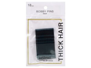 Bulk HP167 18 Pack Black Bobby Pins