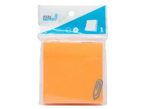 Bulk CI134 3quot; X 3quot; Neon Orange Sticky Notes