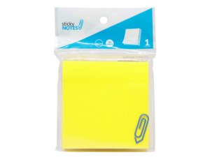 Bulk CI138 3quot; X 3quot; Yellow Sticky Notes