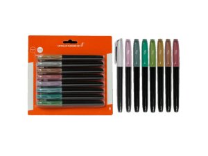 Bulk CI171 8-pack Metallic Marker Set, Assorted