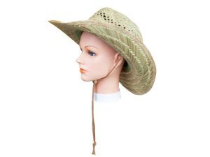 Bulk KL753 Straw Cowboy Hat With Chinstrap