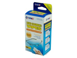 Bulk CA323 24 Count Multi-purpose Lens Cleaning Wipes