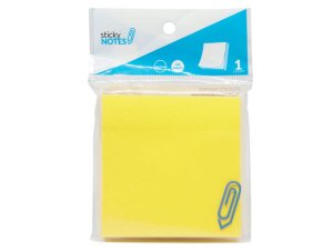 Bulk CI136 3quot; X 3quot; Neon Yellow Sticky Notes