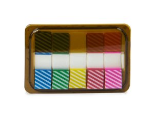 Bulk CI142 Mini Sticky Page Markers, Striped