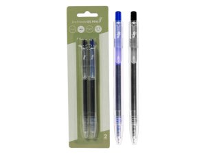 Bulk CI200 Eco Retractable Gel Pen, Blackblue (2pk)