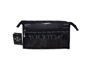 Bulk MK221 My Beauty Bag 9.5x6 Transparent Cosmetic  Toiletry Bag