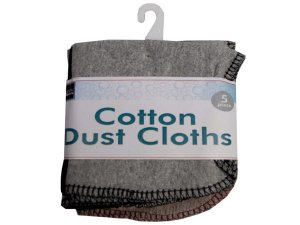 Bulk HA438 5 Pc Cotton Dust Cloths