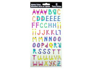 Bulk SC641 Doodle Alphabet Stickers