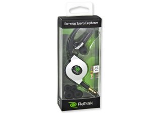 Bulk EN183 Retrak Retractable Premium Ear-wrap Sports Earbuds