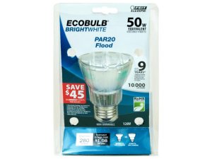 Bulk HD118 Ecobulb Par20 Cfl Flood Light 50 Watt Equivalent