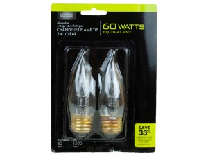 Bulk HD149 2 Pack 40w Chandelier Bulb With Medium Base