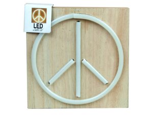 Bulk KM311 6x8 Peace Sign Neon Light