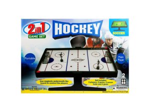 Bulk FB424 2-in-1 Soccer And Hockey Magnetic Game Set