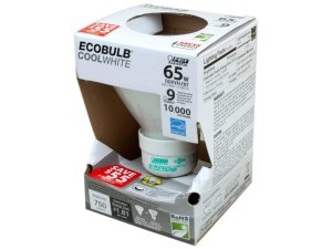 Bulk HD131 Ecobulb Cool White 65 Watt Equivalent Cfl Light Bulb