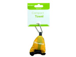 Bulk FB499 Yellow Microfiber Foldable Towel