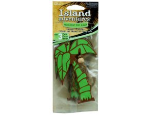 Bulk EN530 3 Pack Island Adventures Coconut Key Lime Palm Tree Air Fre