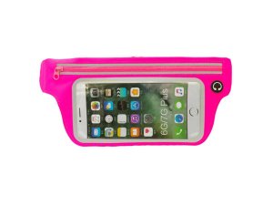 Bulk FB483 Pink Cell Phone Sports Belt, Waterproof