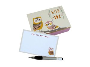 Bulk FB522 Owl Keepsake Box With Pen