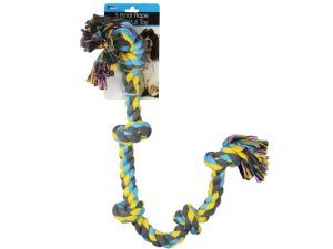 Bulk DI617 5 Knot Rope Dog Pull Toy