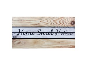 Bulk KL734 Wooden Home Sweet Home Wall Art