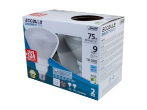 Bulk HD139 Ecobulb 2 Pk Bright White 75 Watt Equivalent Cfl Light Bulb