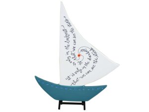 Bulk CH240 See The Stars Boat Ceramic Plaque With Stand