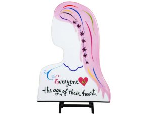 Bulk CH241 Age Of Their Heart Ceramic Plaque With Stand