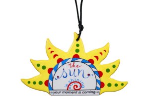 Bulk CH249 The Sun Is Shining Hanging Ceramic Decor