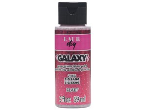 Bulk PH527 2 Oz Glitter Fabric Paint In Big Bang Pink