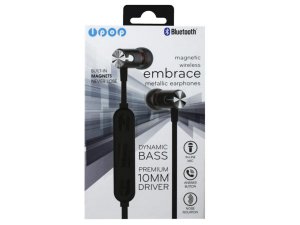 Bulk EN580 Ipop Embrace Black Bluetooth Earphones With Case