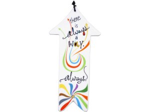 Bulk CH248 There Is Always A Way Hanging Ceramic Decor Arrow