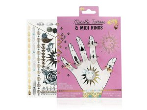 Bulk BB745 Metallic Tattoos And Rings