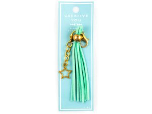 Bulk CH288 Create You Green Keychain Tassel