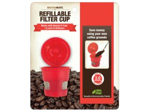 Bulk HZ108 Mochamates Single Refillable Coffee Filter Cup On Clip Stri